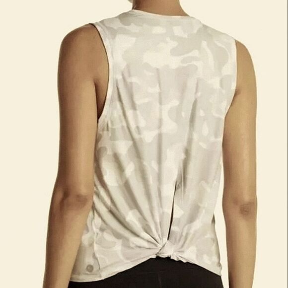 X by Gottex Pink Camo Tie-back Tank Top - Picture 2 of 15